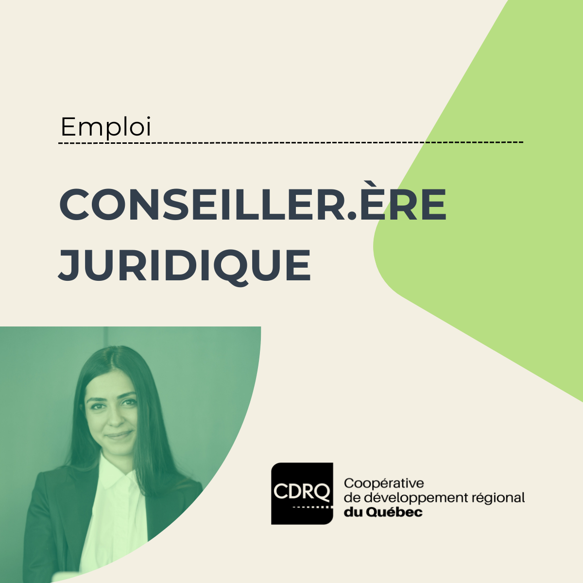 Emploi - Conseiller juridique - CDRQ